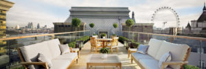 Aussicht vom Dach des Corinthia London