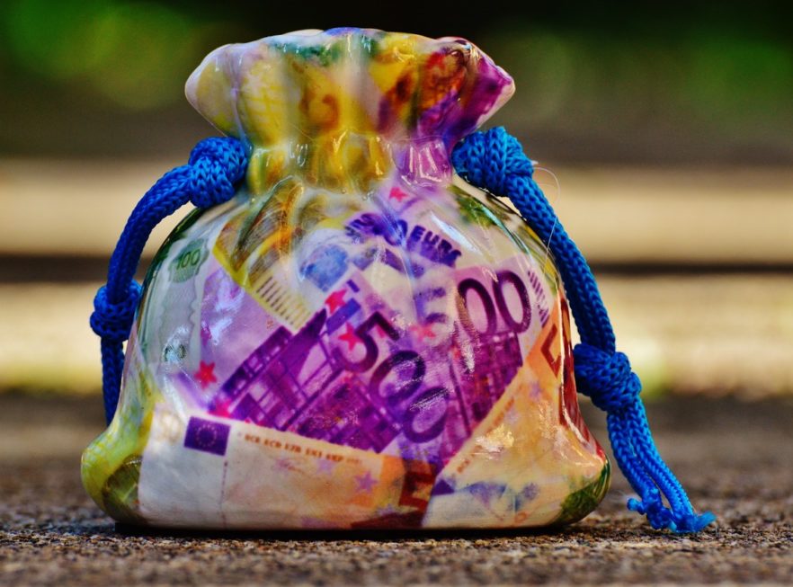 "Geld beruhigt!"